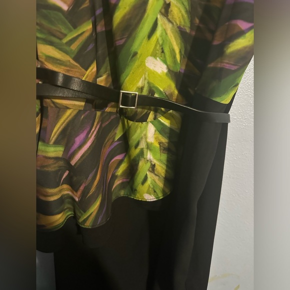 Lane Bryant Tropical Peplum Dress Pencil Skirt
Sleeveless w Cut Out Plus Size 18 - Picture 7 of 8